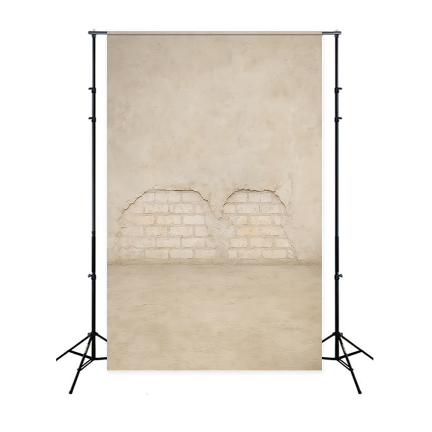 Fond mural en béton Fond pour portraits scolaires avec texture vintage en briques LXX59-422