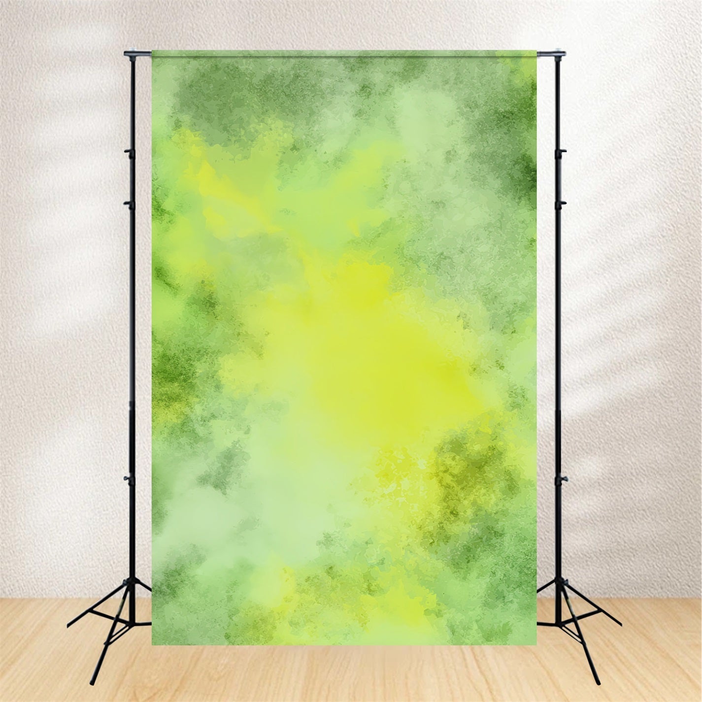 Fonds pour portraits, texture abstraite vert vif, fond pour photographie de portraits LXX59-435