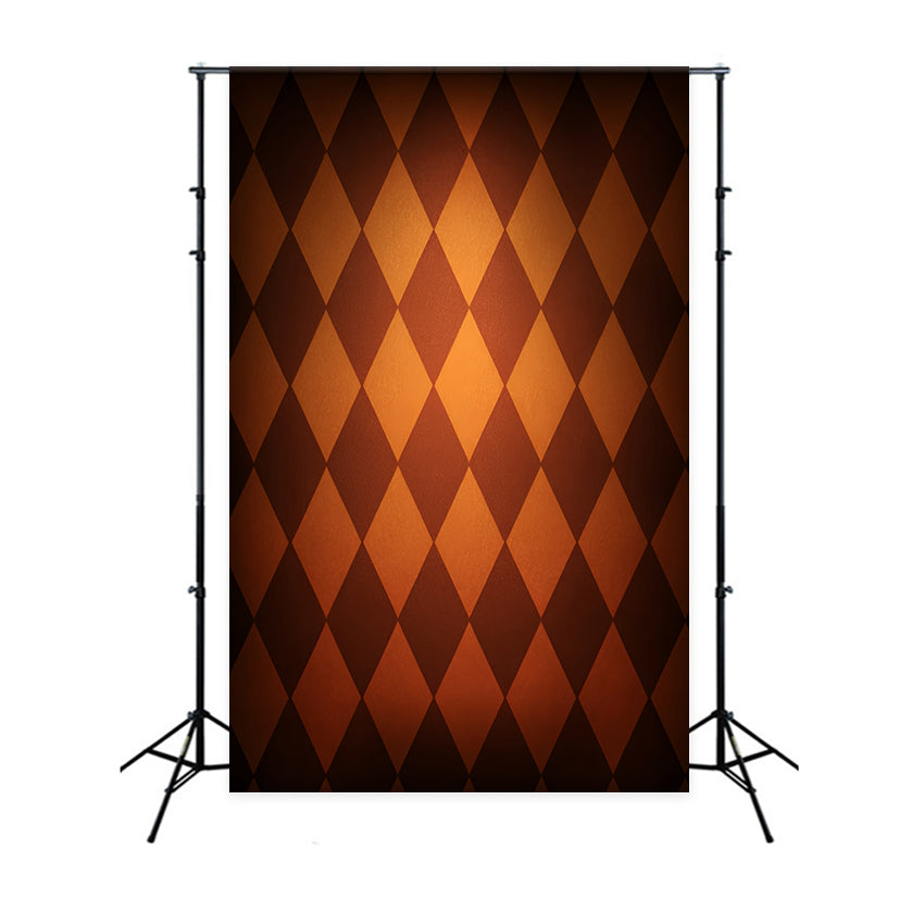Fond portrait professionnel Fond portrait texture motif diamant ambré LXX59-439