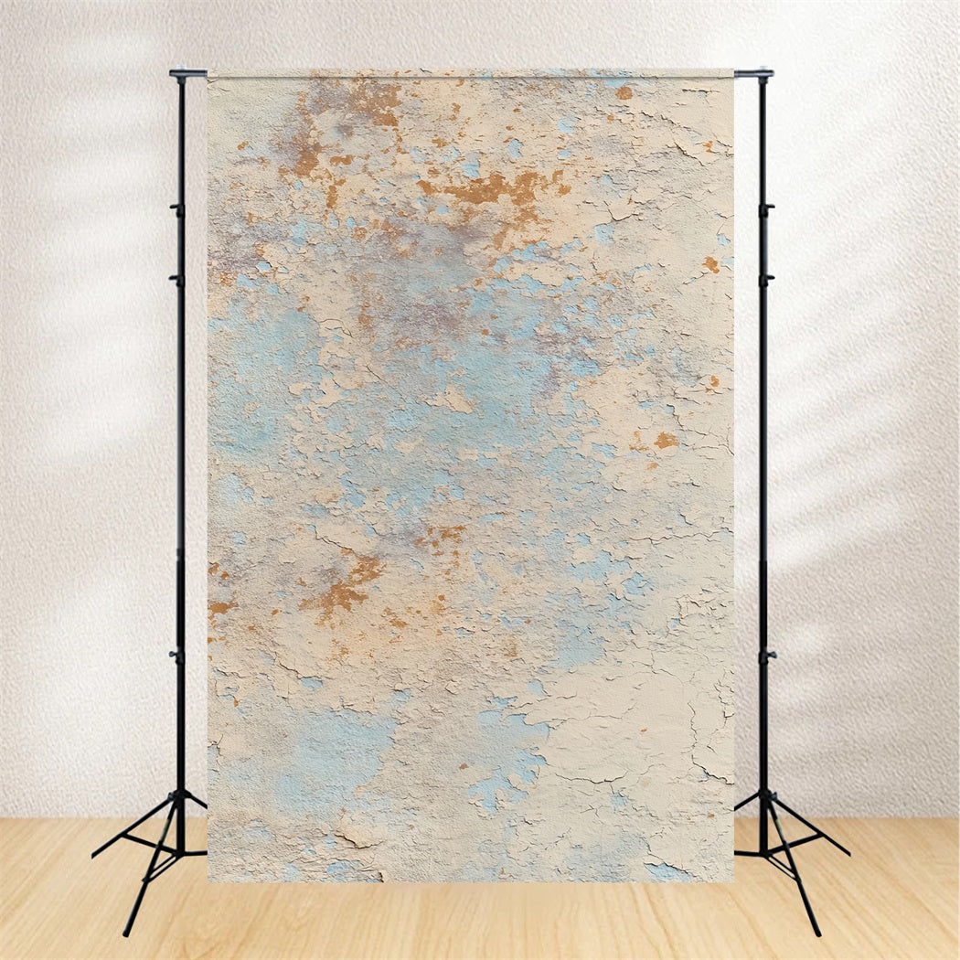 Fonds pour portraits, texture rustique bleue écaillée, fond de studio pour portraits LXX59-447