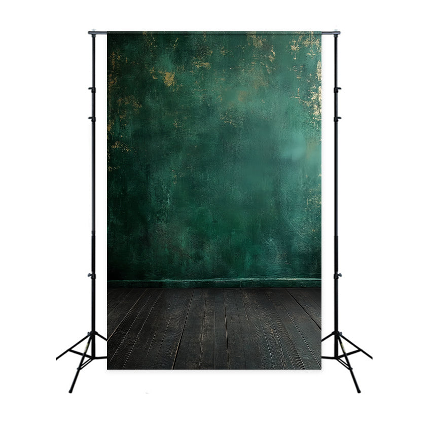 Fond pour portrait professionnel Fond mural vieilli bleu sarcelle foncé Fond pour portrait LXX61-14