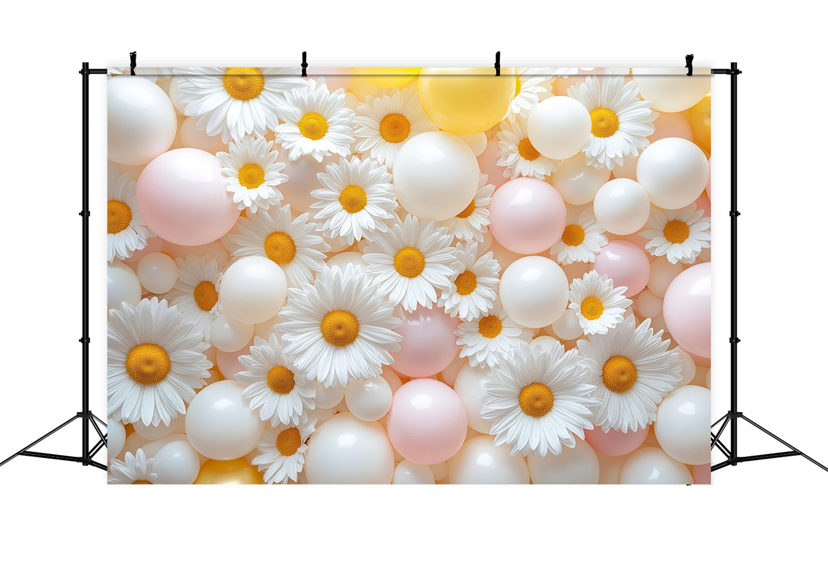 Fond Photo Floral Mur Fleurs Ballons Doux LXX61-209