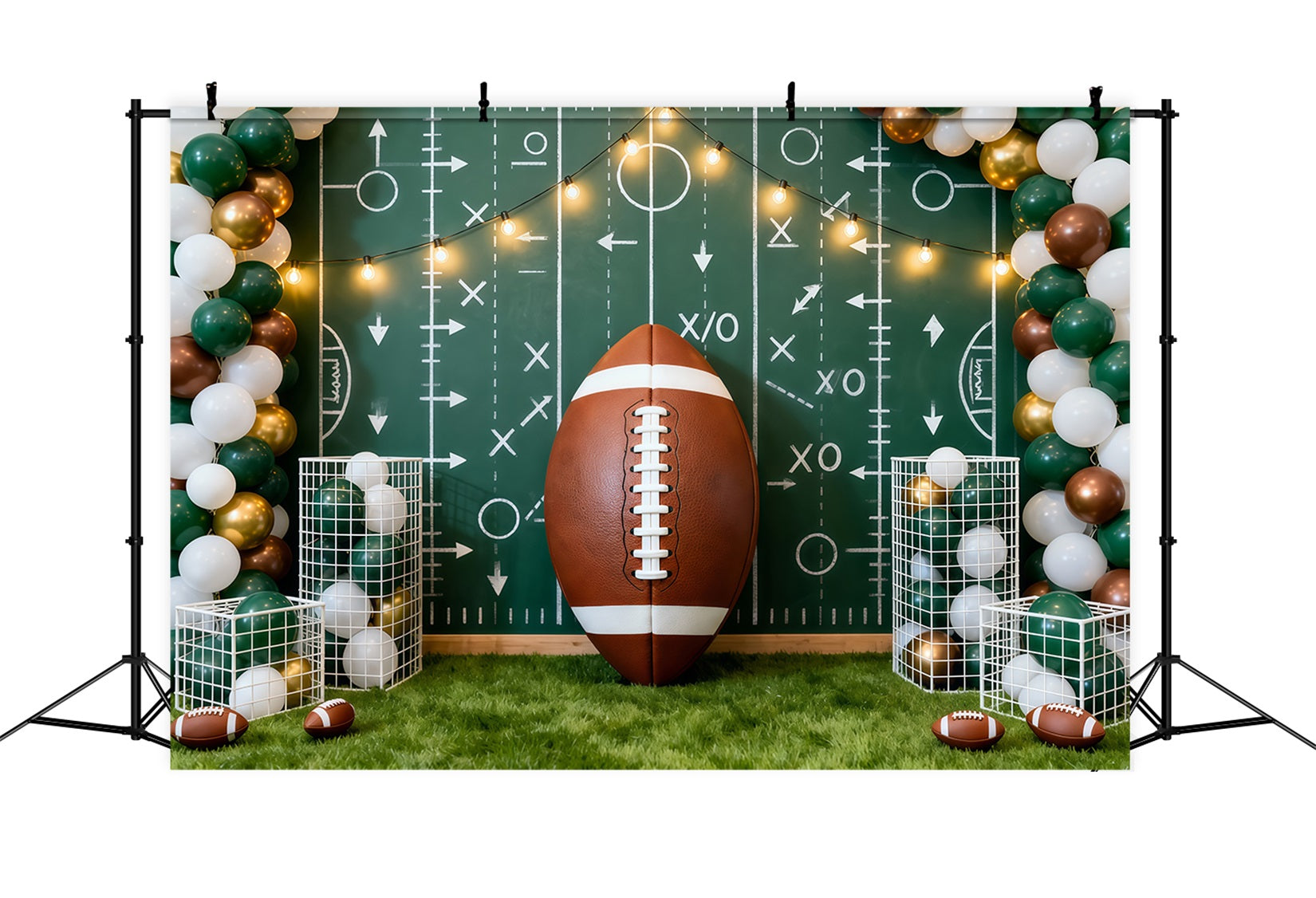 Fonds Photo Football Terrain Playbook Présentation Ballons LXX61-213