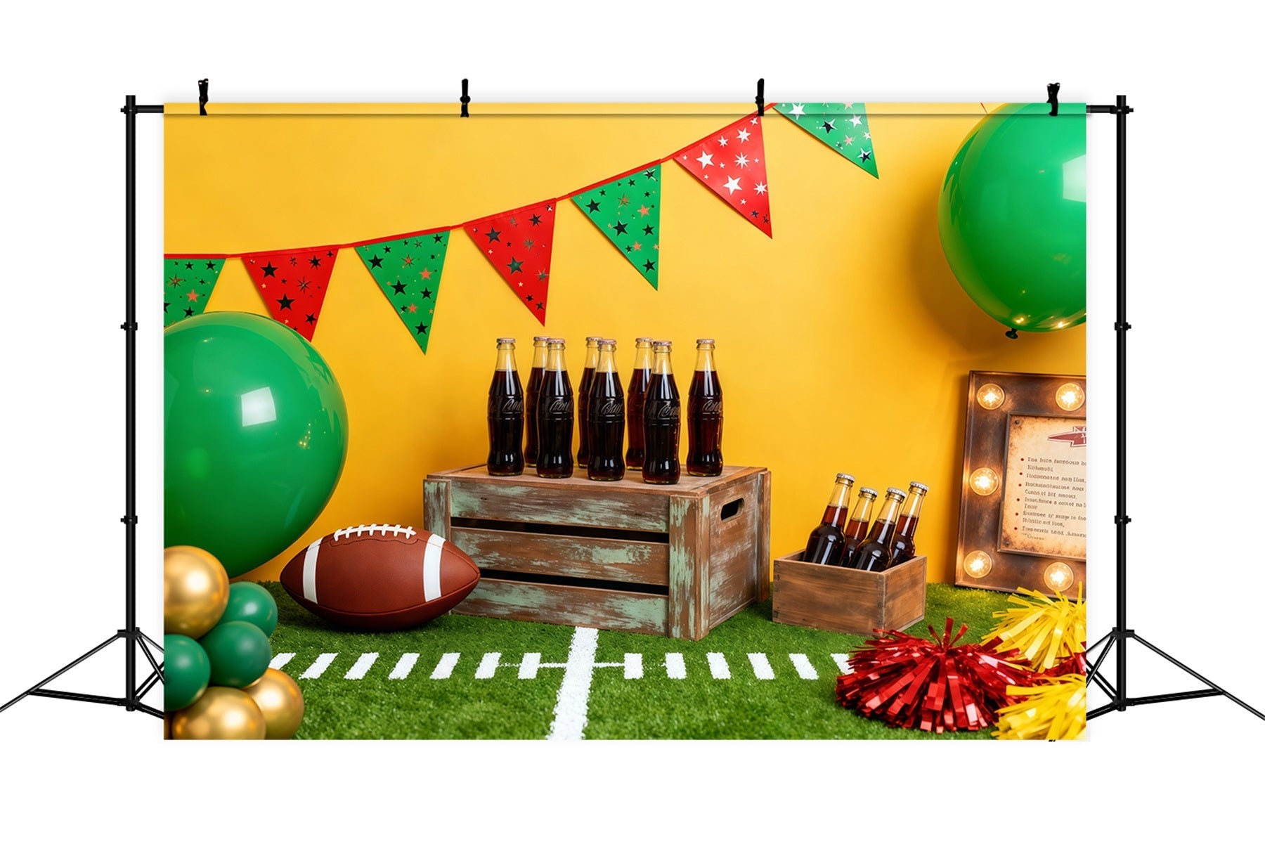 Fond Photo Football Américain Décor Tailgate Jour De Match LXX61-227