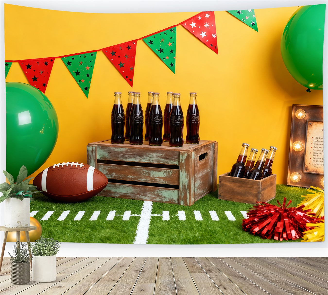Fond Photo Football Américain Décor Tailgate Jour De Match LXX61-227