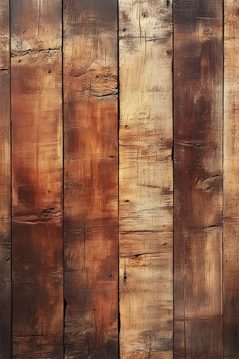 Toile de fond pour portraits de seniors Toile de fond rustique verticale « Bois Wall » LXX61-27
