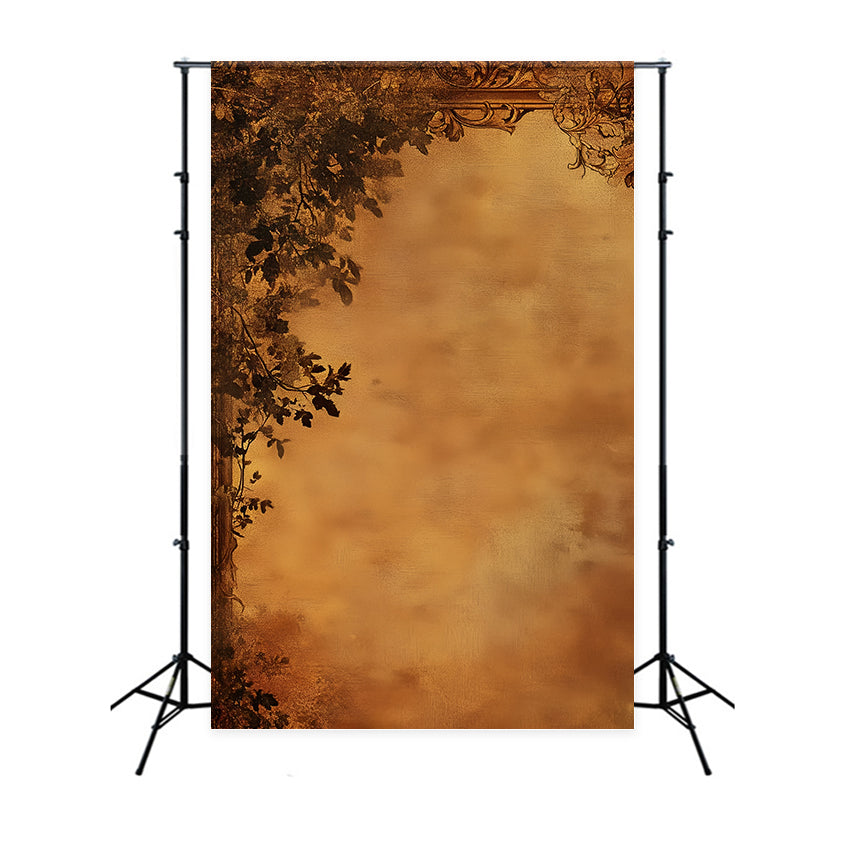 Toiles de fond pour photo portrait bordure botanique sépia antique toile de fond pour portrait de famille LXX61-31