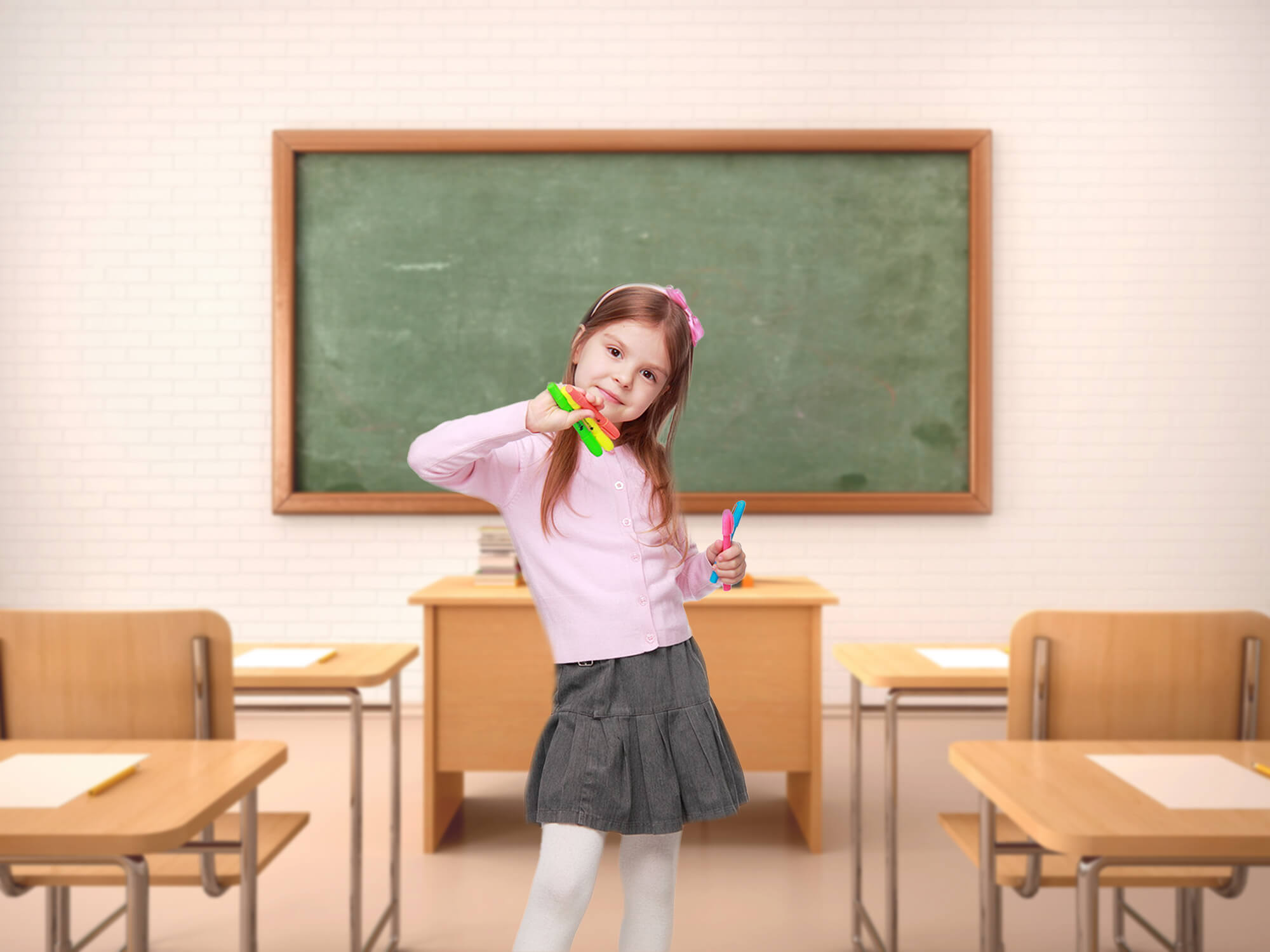 Toile de Fond Intérieure de la Rentrée des Classes M5-93
