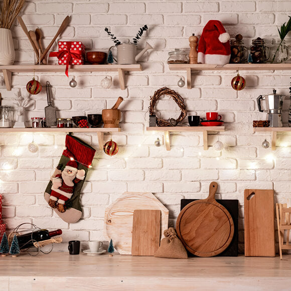Toile de Fond Cuisine de Noël pour Studio M8-62