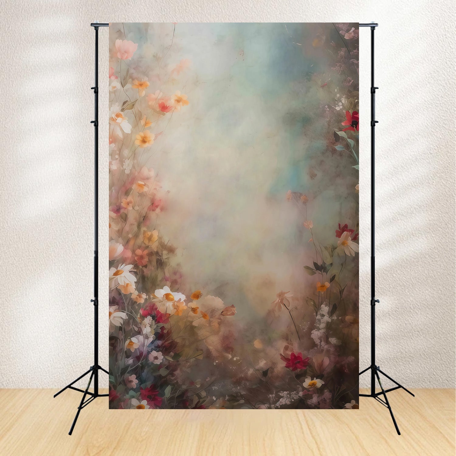Fond artistique Prairie luxuriante de fleurs sauvages Fonds artistiques MRR10-60