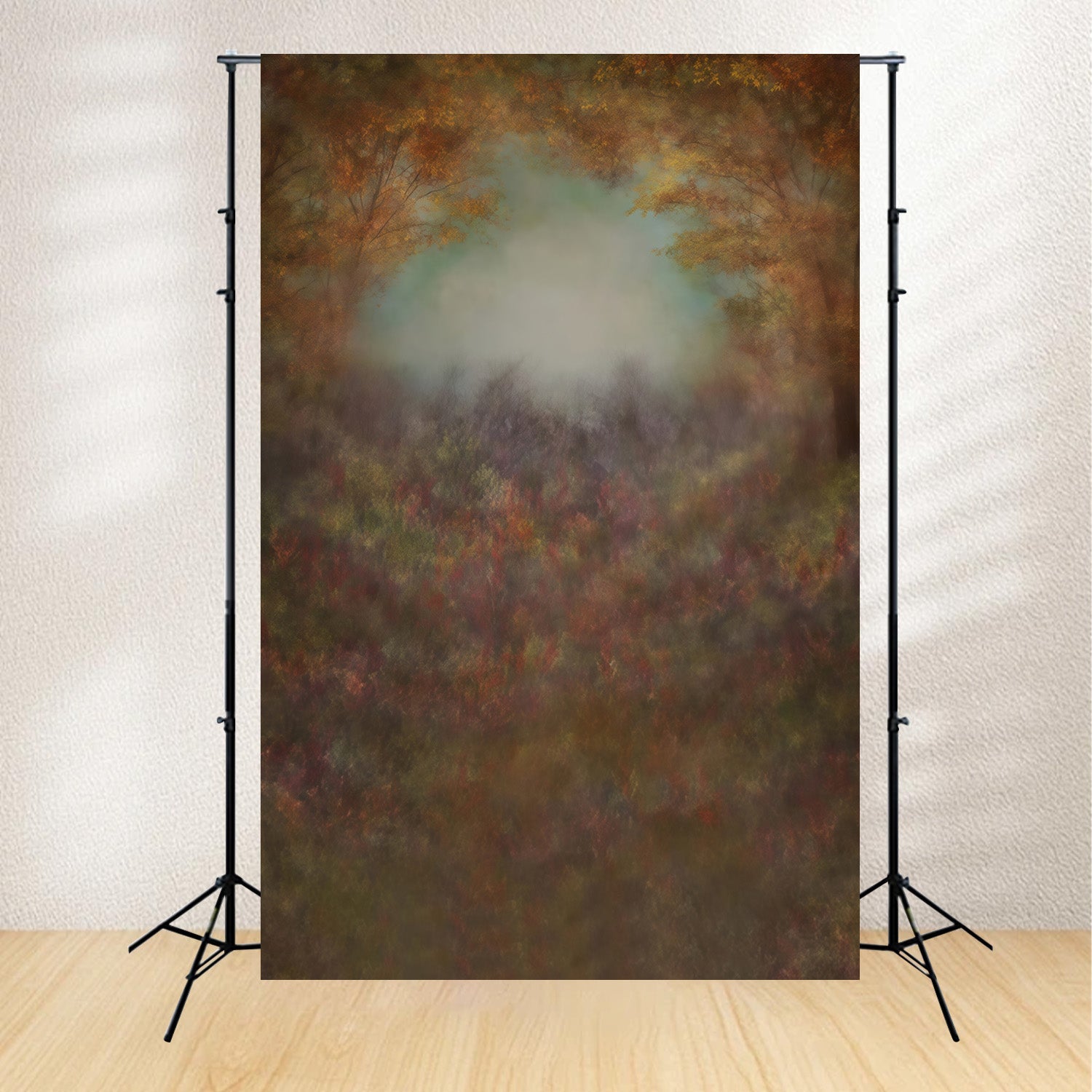 Fonds artistiques Feuilles d'automne Brume légère Fond artistique MRR10-61