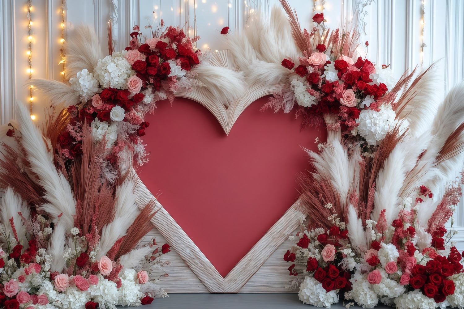 Fond cœur pour la Saint-Valentin Cœur bohème Fond pour la Saint-Valentin MRR11-118