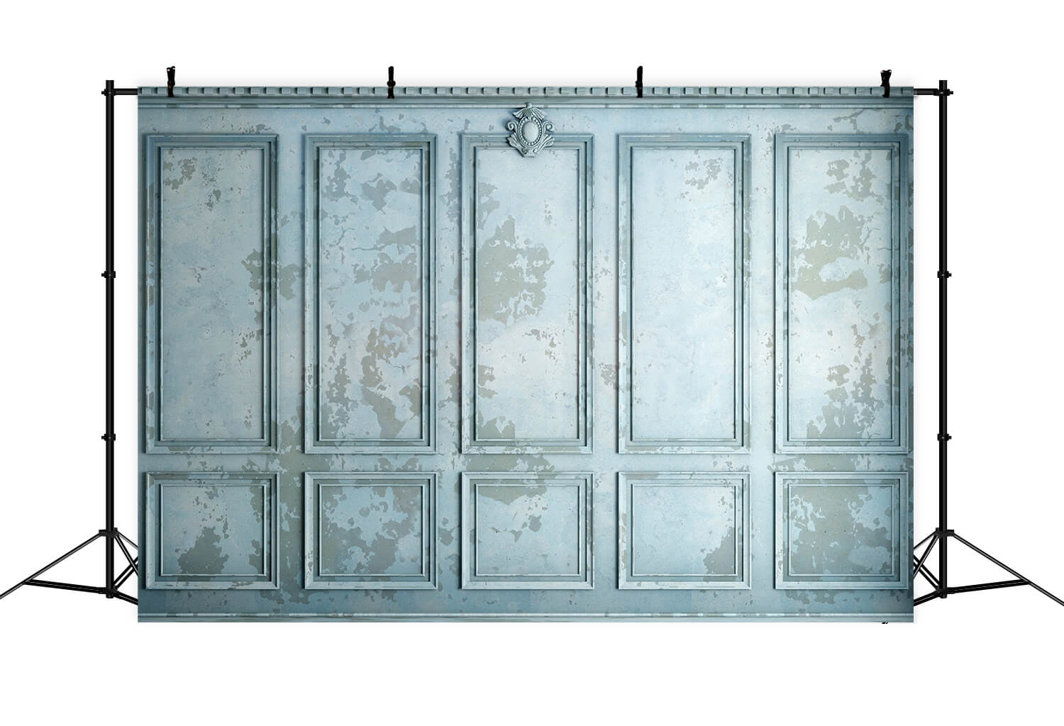 Toile de fond de Photographie Mur Rétro Bleu Patiné RR6-83