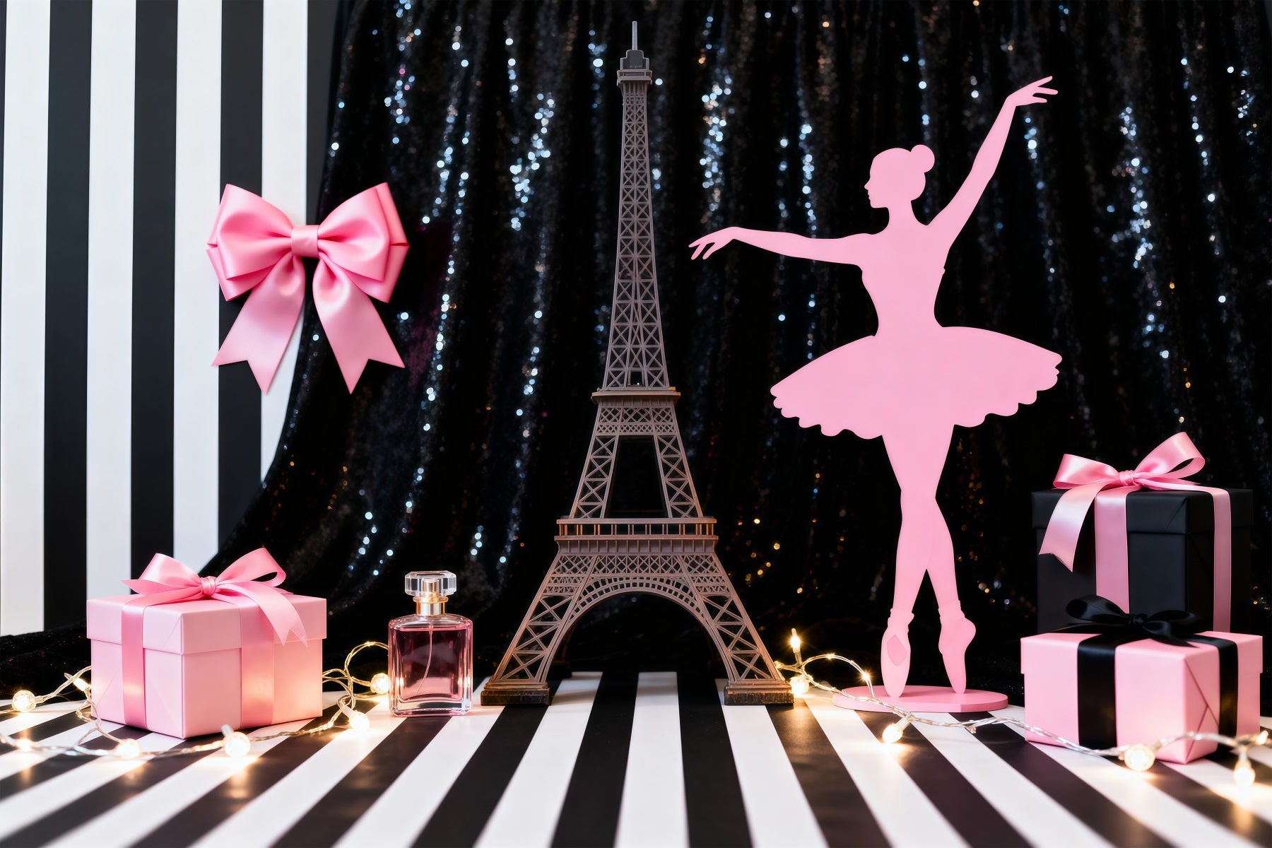 Fond Photo Paris Vitrine Cadeaux Ballet Chic RR61-52