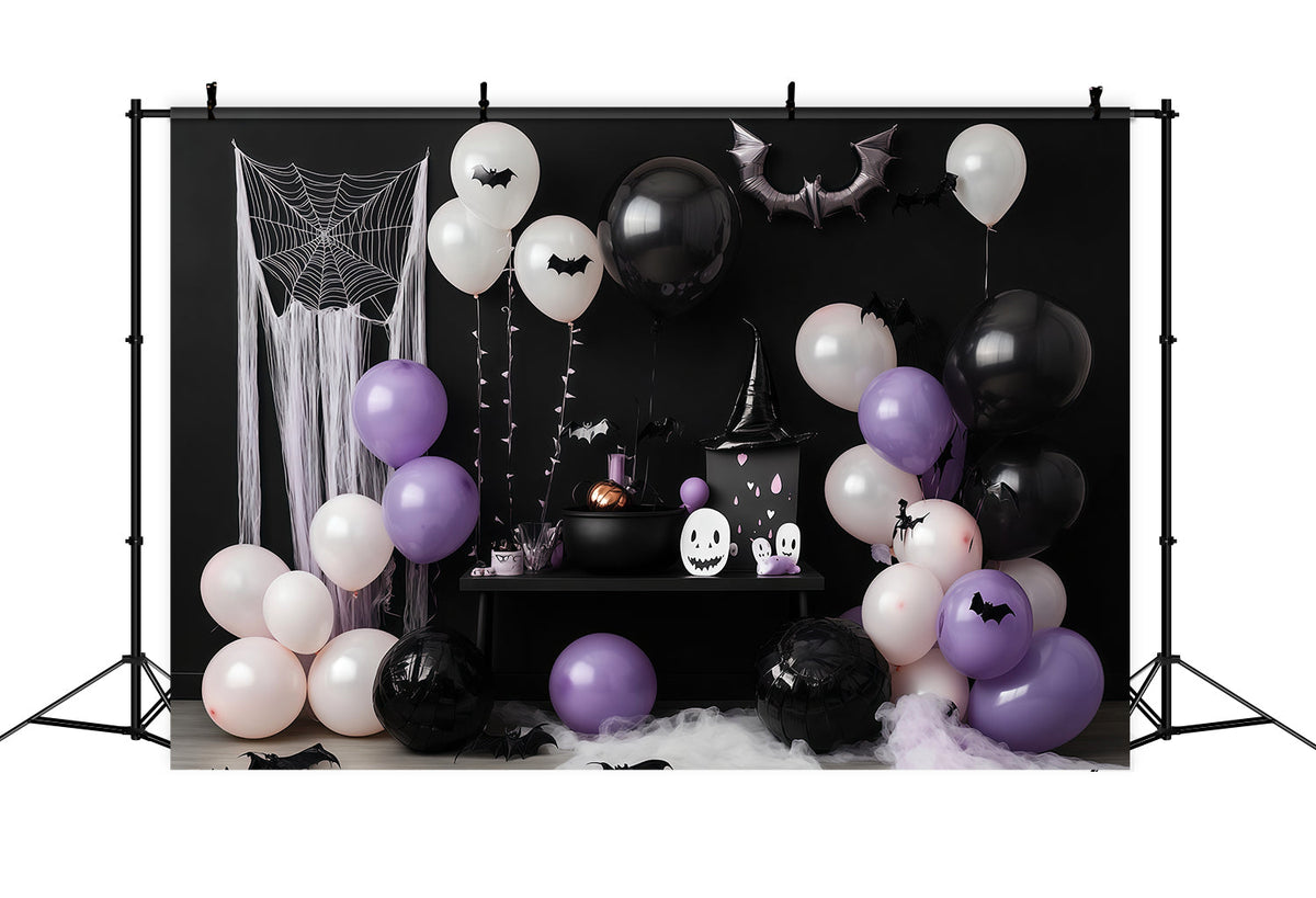 Arche De Ballons D'Halloween Décor De Chaudron De Sorcière Fête D'Halloween Baby Shower Décor RR67-198
