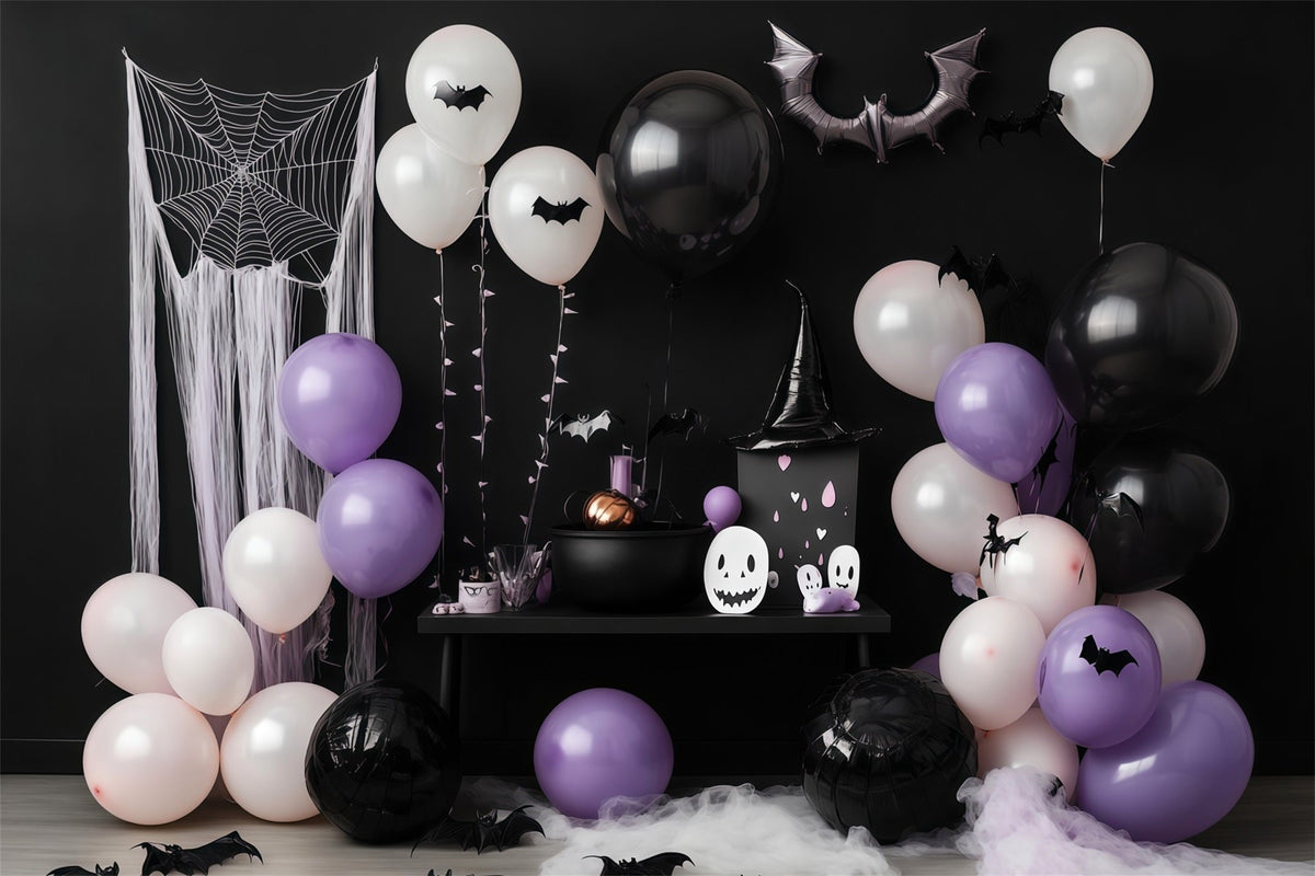 Arche De Ballons D'Halloween Décor De Chaudron De Sorcière Fête D'Halloween Baby Shower Décor RR67-198