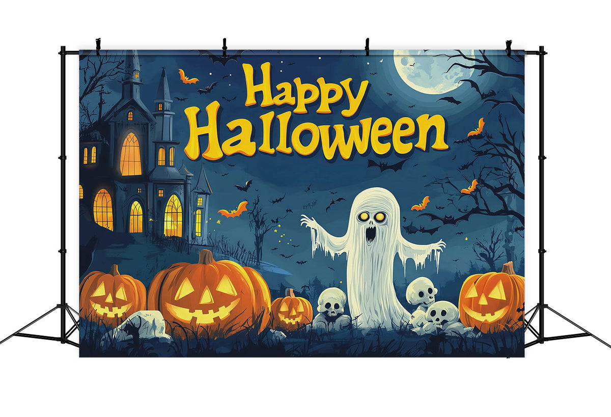 Idées De Décors Pour Une Fête D'Halloween Citrouille Fantôme Crâne Affiche Décors Effrayants Pour Halloween RR67-88
