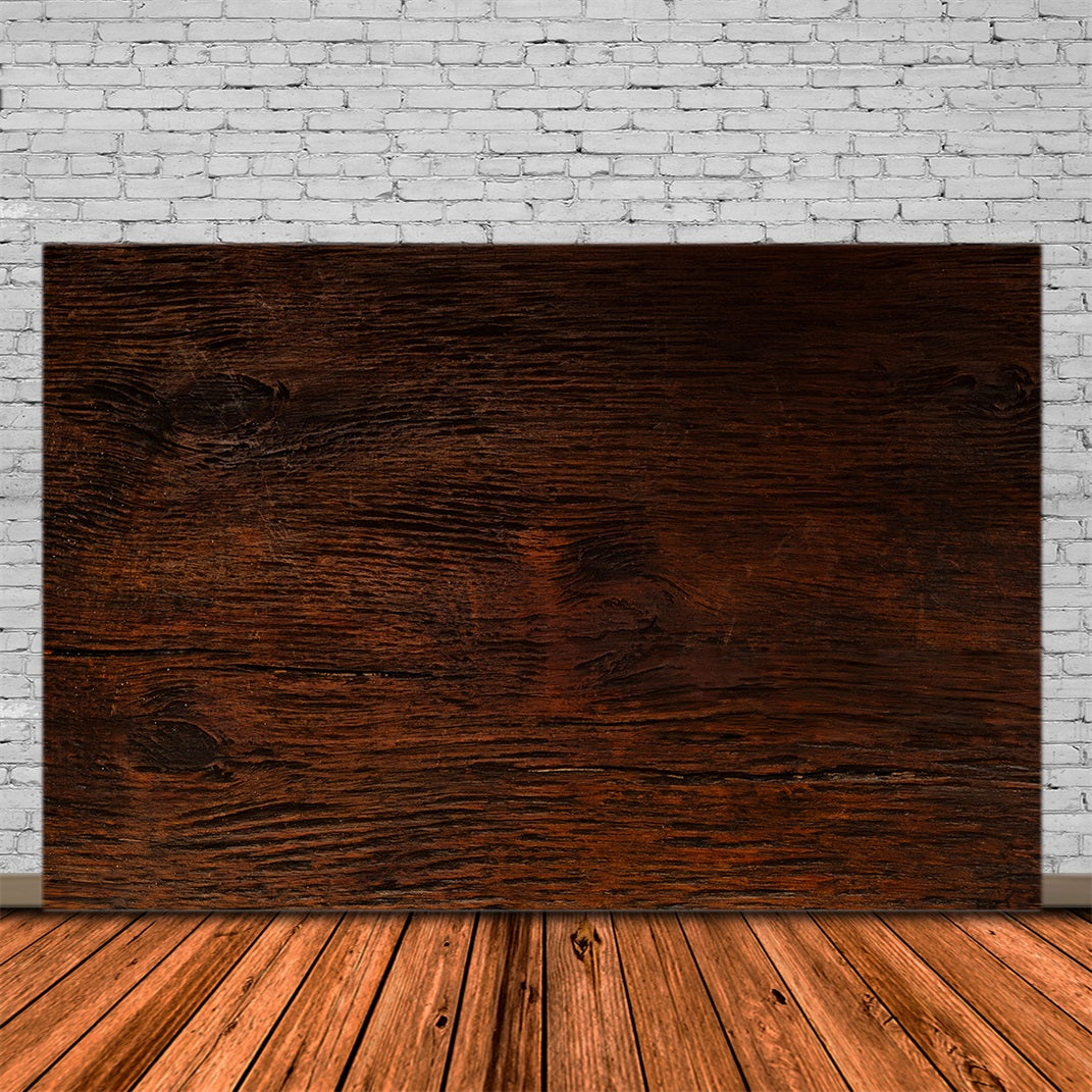 Décor En Bois De Noël Texture De Bois Foncé Rustique Décors De Noël Professionnels RR68-67