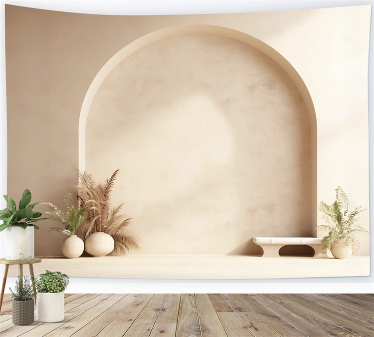 Arc Tranquille Boho Toile de Fond Photographique RR7-8