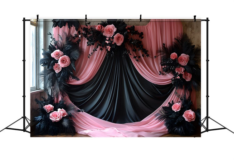 Toile de Fond Glamour Bohème en Blush RR8-473
