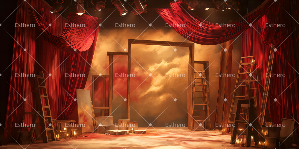 Fond de Scene Scène De Répétition TWW511-T55