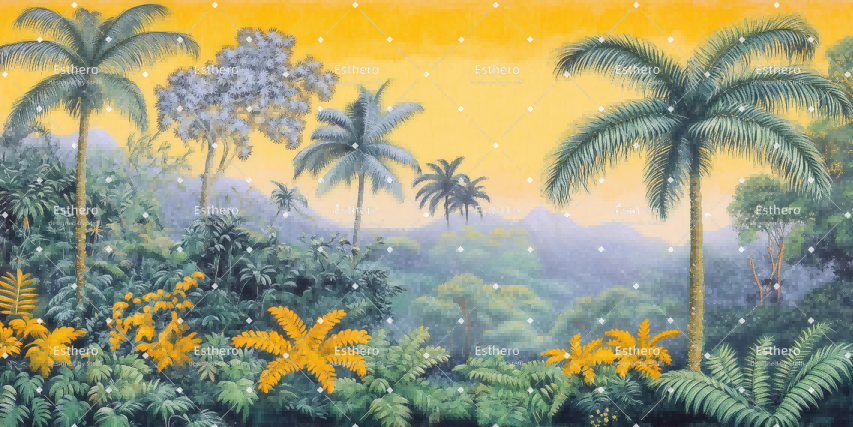 Fond de Scène Forêt tropicale CSH59-T54