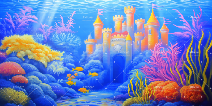 Fond de Scène Château sous-marin CSH59-T62