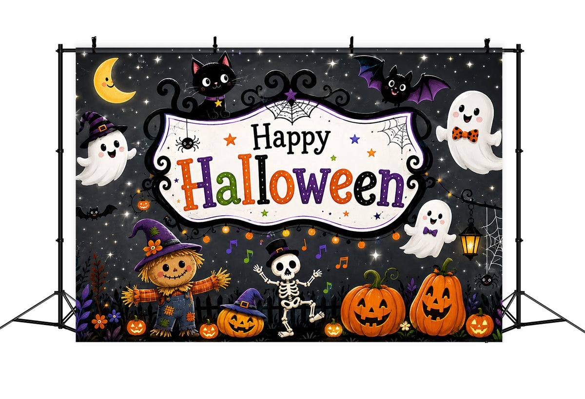 Décors Mignons Pour Halloween Fantômes Et Squelettes Décorations De Scène Pour Fête D'Halloween ZTT67-26