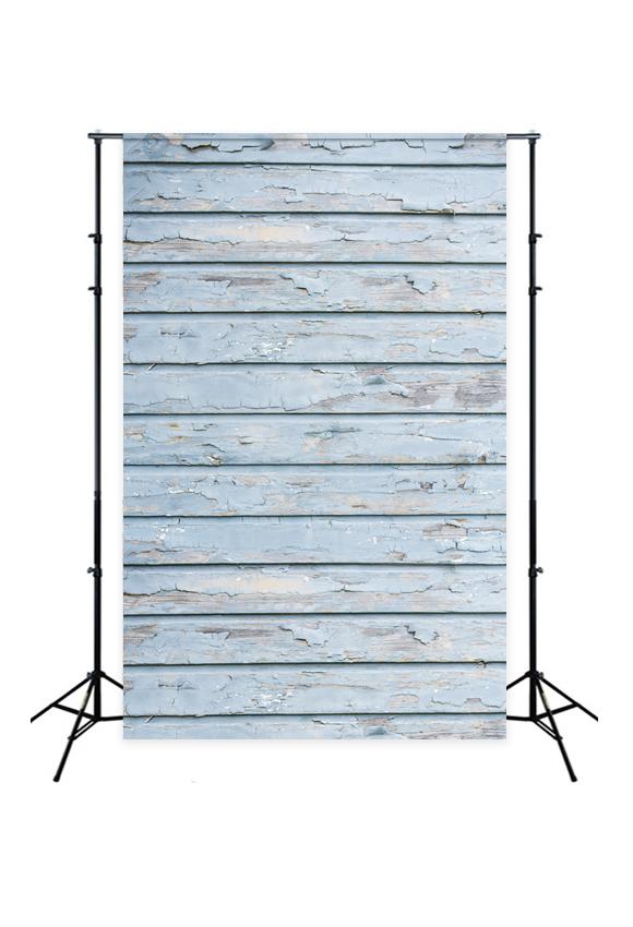 Toile de fond de photographie de texture en bois patiné bleu conçu par Beth Hrachovina