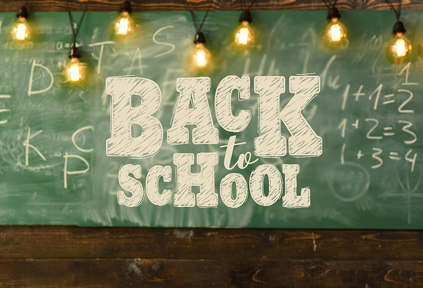 Backdrop Back to School Photo Booth Backdrop