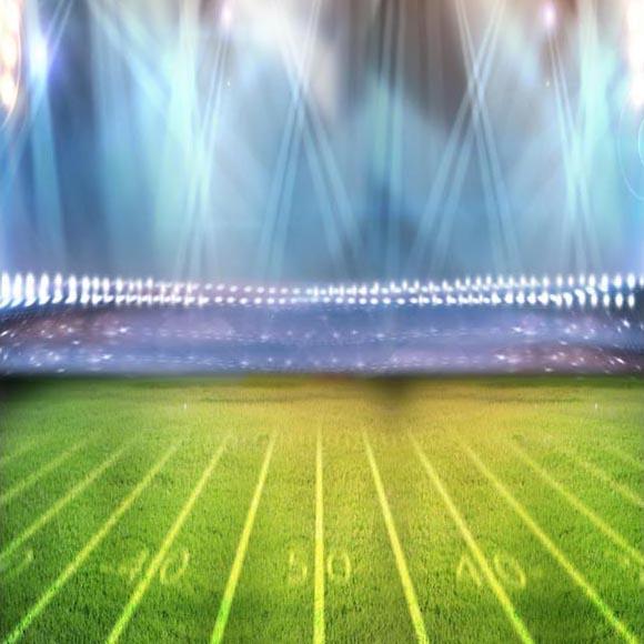 Toile de fond de football vert G-310