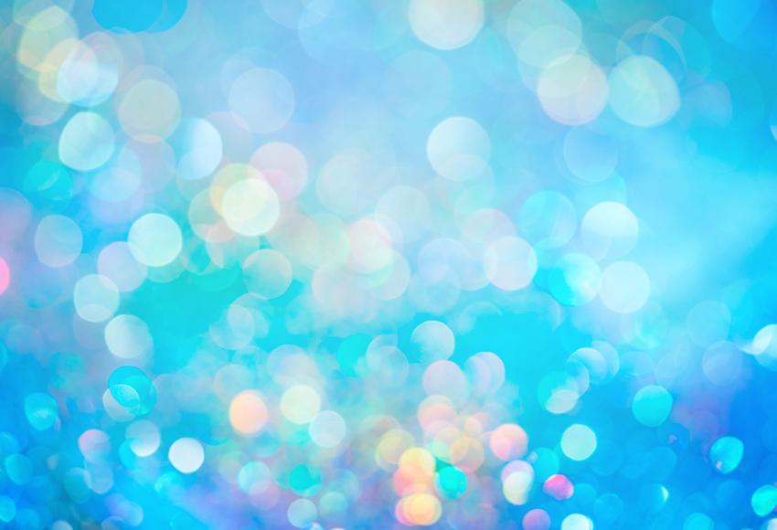 Blue Bokeh Lights Photography Backdrop for Studio M159