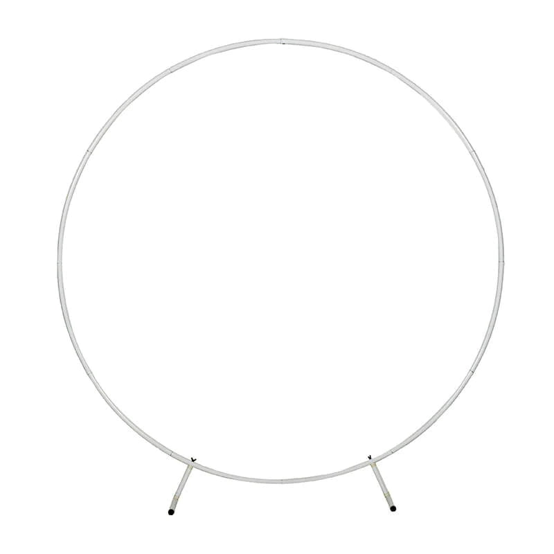 La toile de fond ronde tient le support d'arche de cercle en métal pour le mariage de fête d'anniversaire