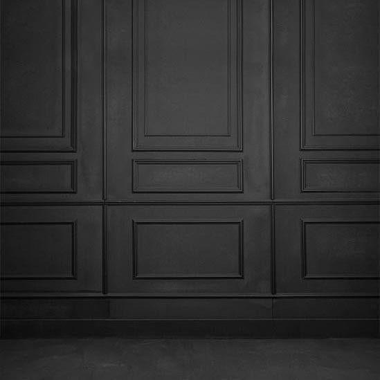 Toile de fond de porte vintage grunge noir pour Photo Studio S-3164
