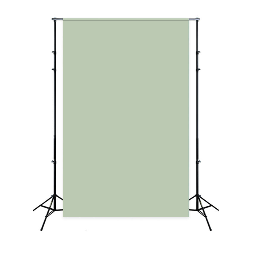 Toile de fond de photographie de sauge poussiéreuse de couleur unie pour Studio SC24