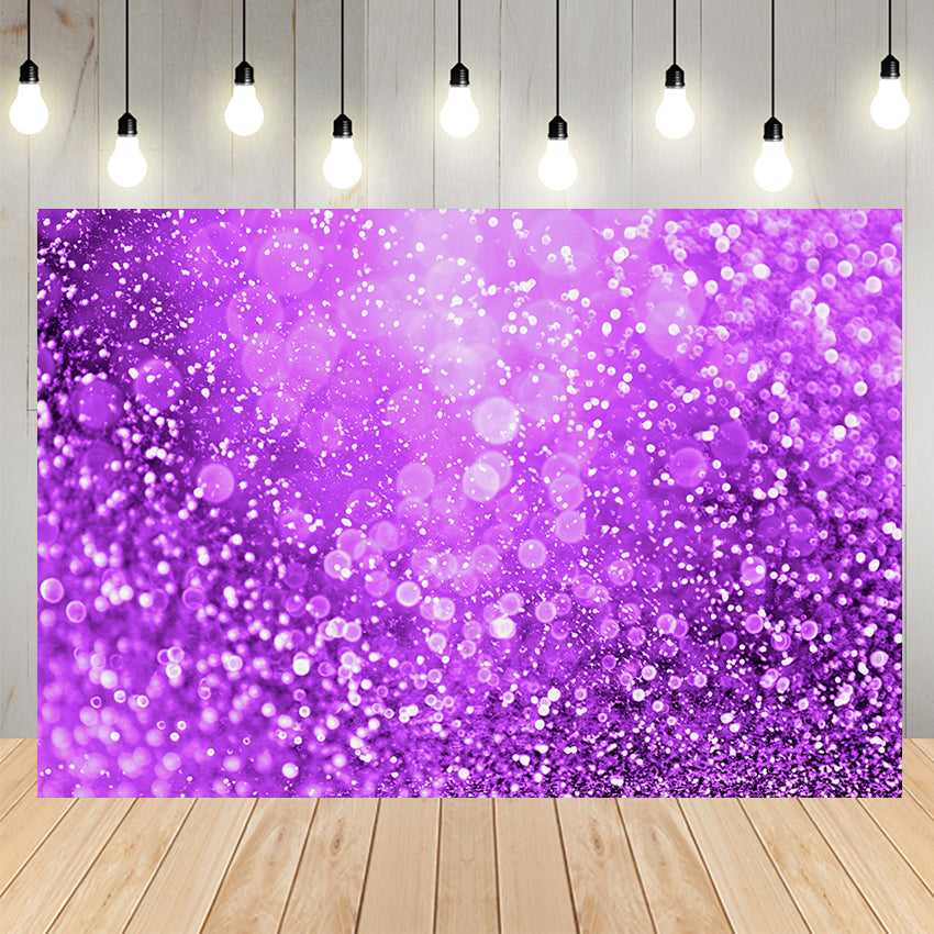 Toile de Fond Violet Bokeh pour Décoration de Fête SH-1007