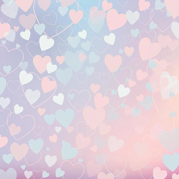 Hearts Valentine's Day Backdrops for Photo Shoot VAT-17