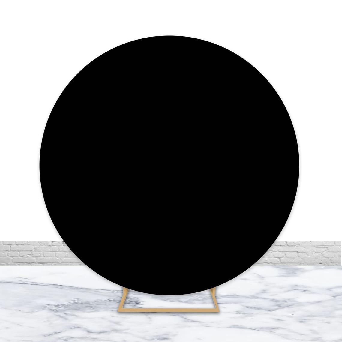 Toile de fond ronde personnalisée pour séance photo