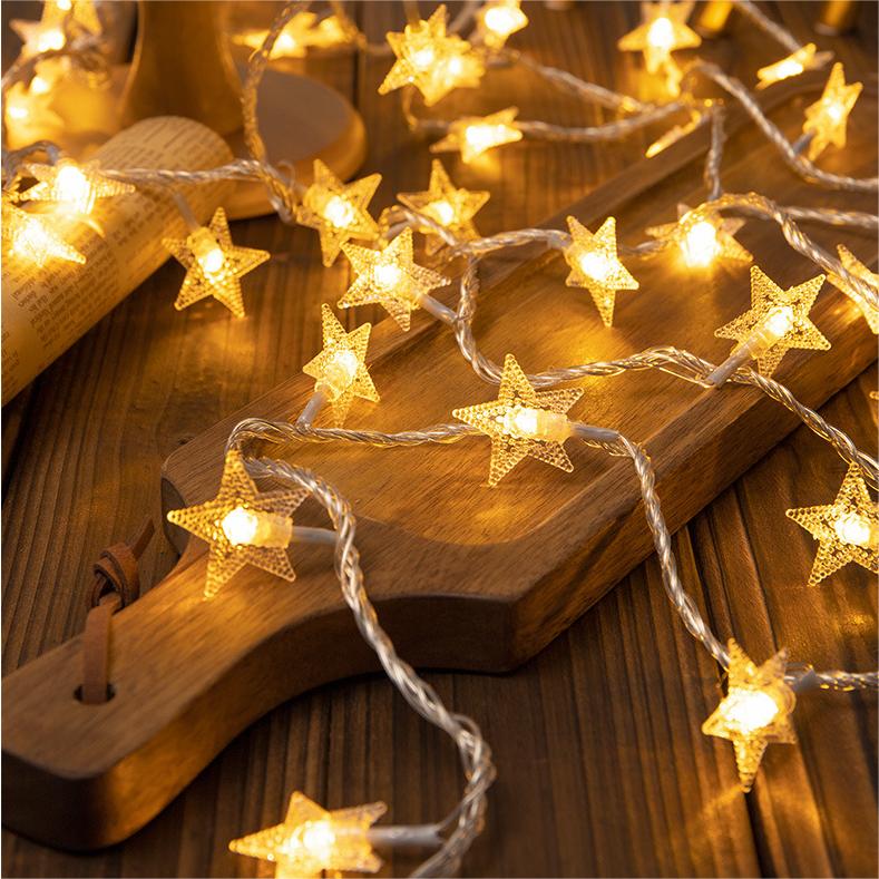 LED Lumières d'étoiles en chapelet Décoration de fête BP1692