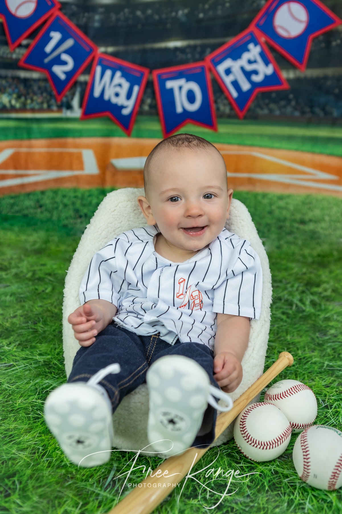 Toile de fond de Terrain de baseball Photo Booth  G-311