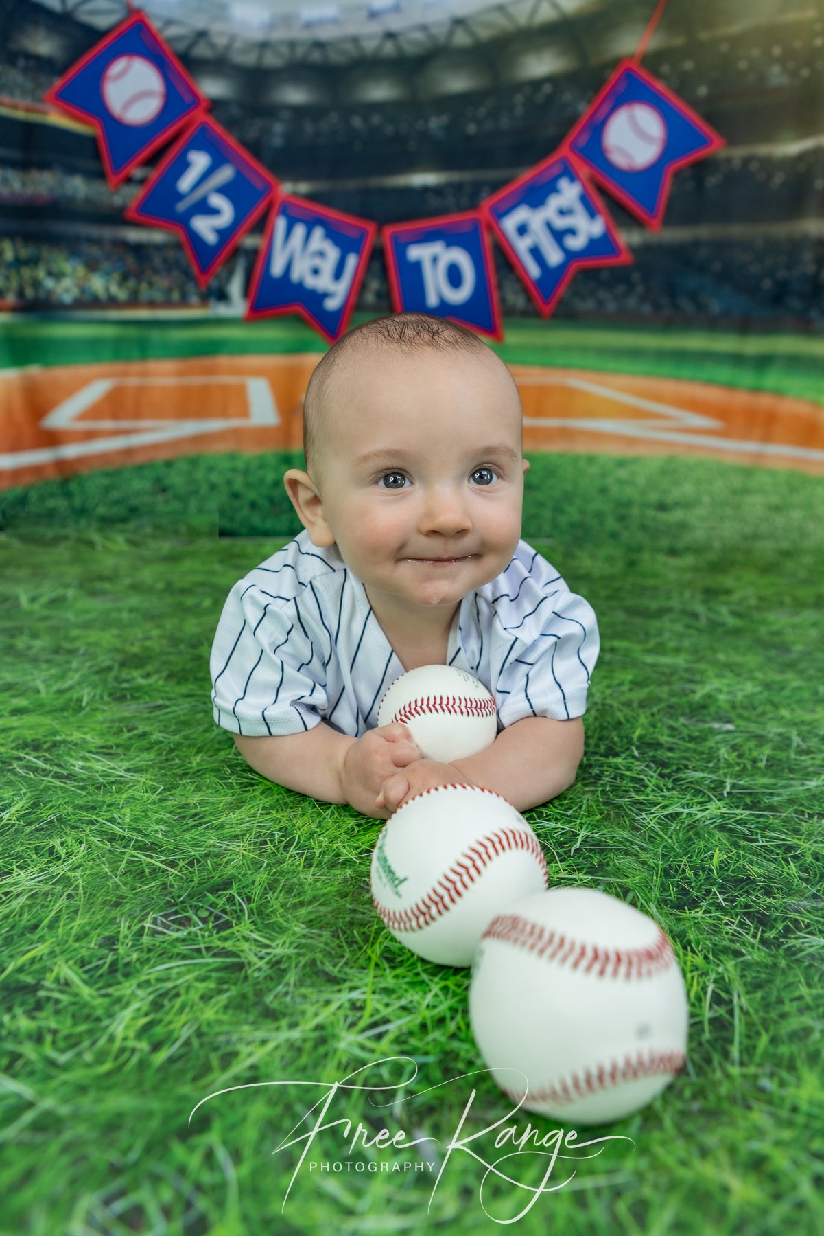 Toile de fond de Terrain de baseball Photo Booth  G-311
