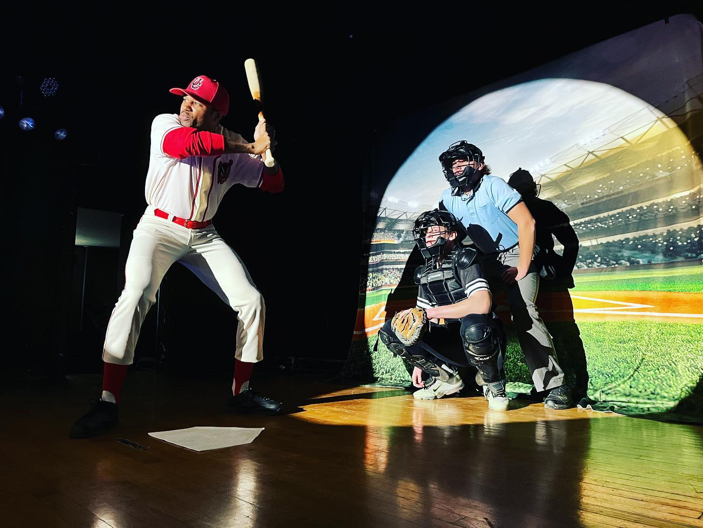 Toile de fond de Terrain de baseball Photo Booth  G-311