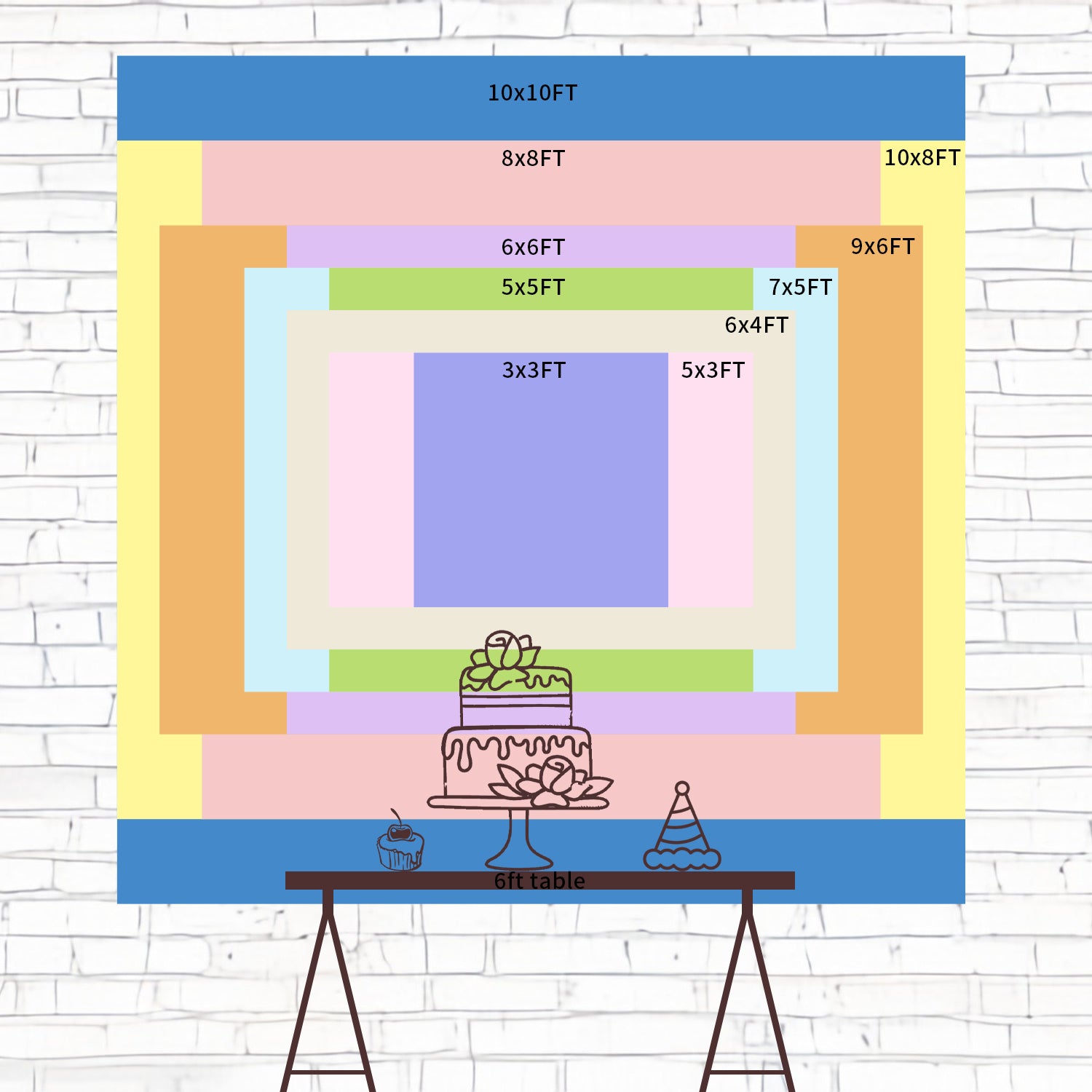 Toile de fond Anniversaire Personnalisée Ballon Confettis Vert Or BRP3-274
