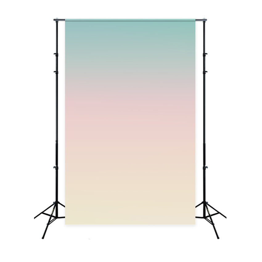 Toile de fond Portrait Pêche Menthe Ombre BRP-11-601