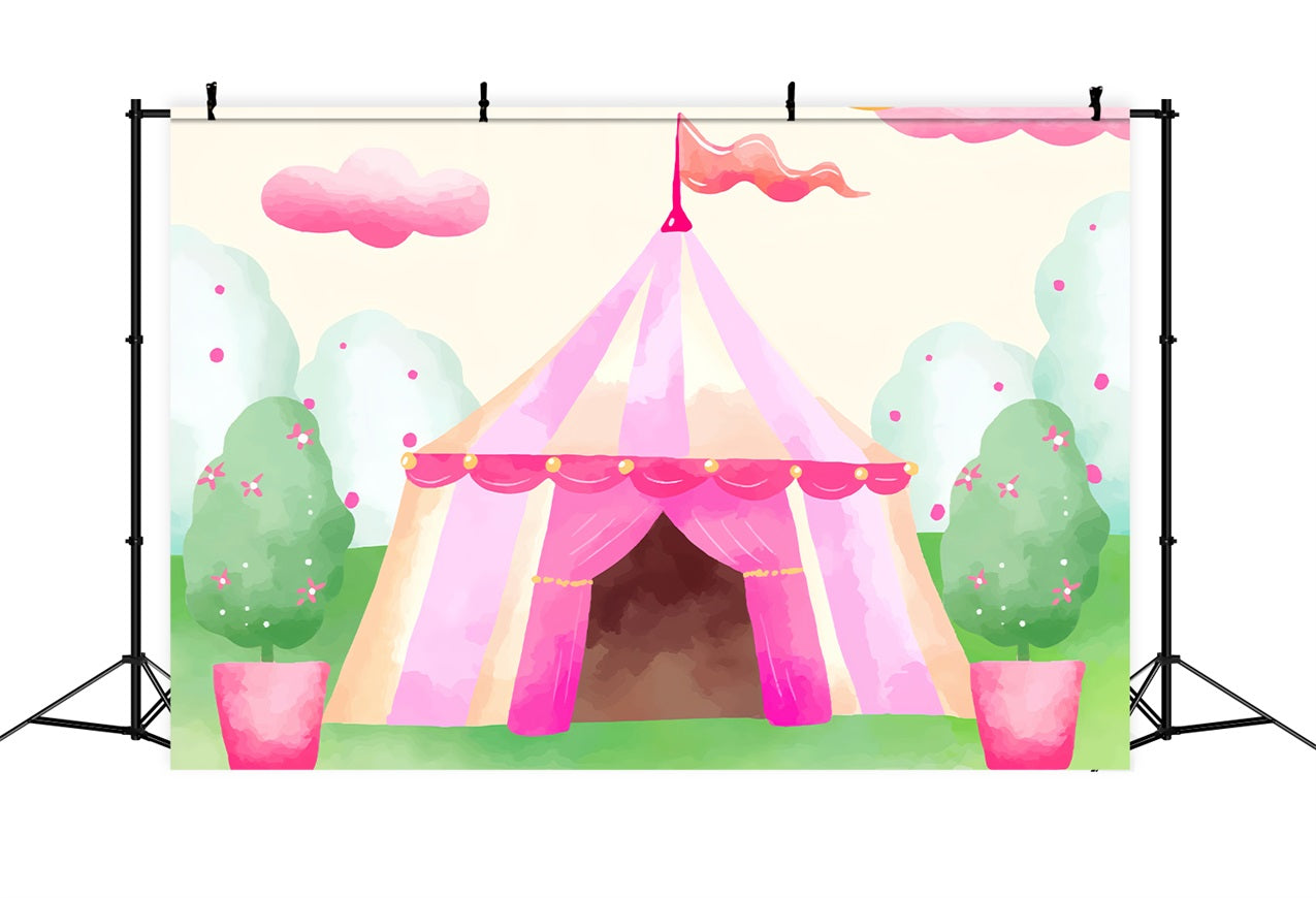 Toile de Fond Cirque Tente Rêve Arc-en-Ciel BRP1-169