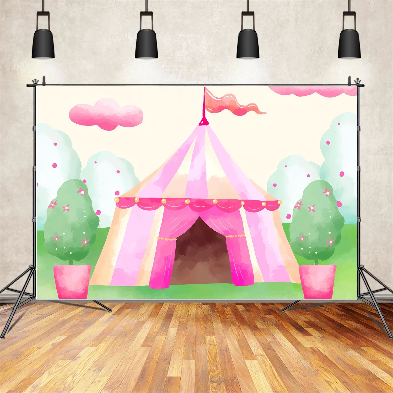 Toile de Fond Cirque Tente Rêve Arc-en-Ciel BRP1-169