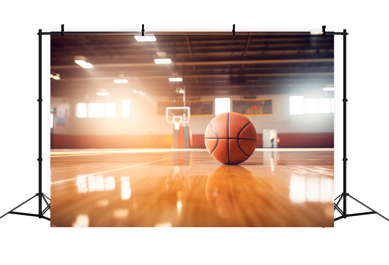 Toile de fond Ballon de Basket Professionnel Terrain de Sport BRP1-316