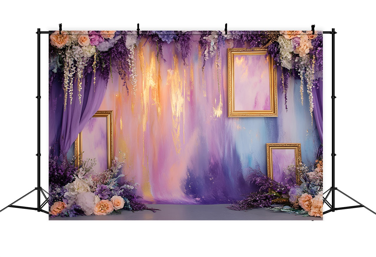 Toile de fond Boudoir Arrangements Floraux Rêves Pastels BRP1-482