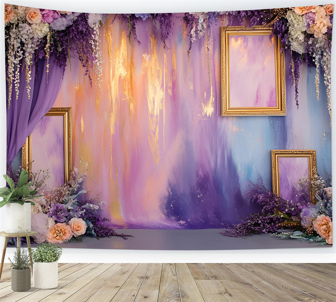 Toile de fond Boudoir Arrangements Floraux Rêves Pastels BRP1-482