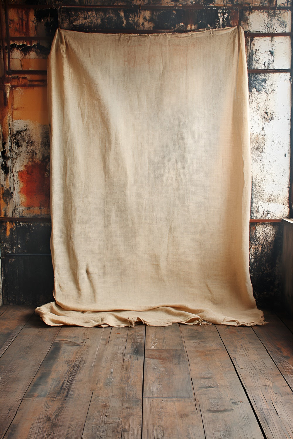Toile de fond Boudoir Idées Sol Tissu Beige Vintage BRP1-489